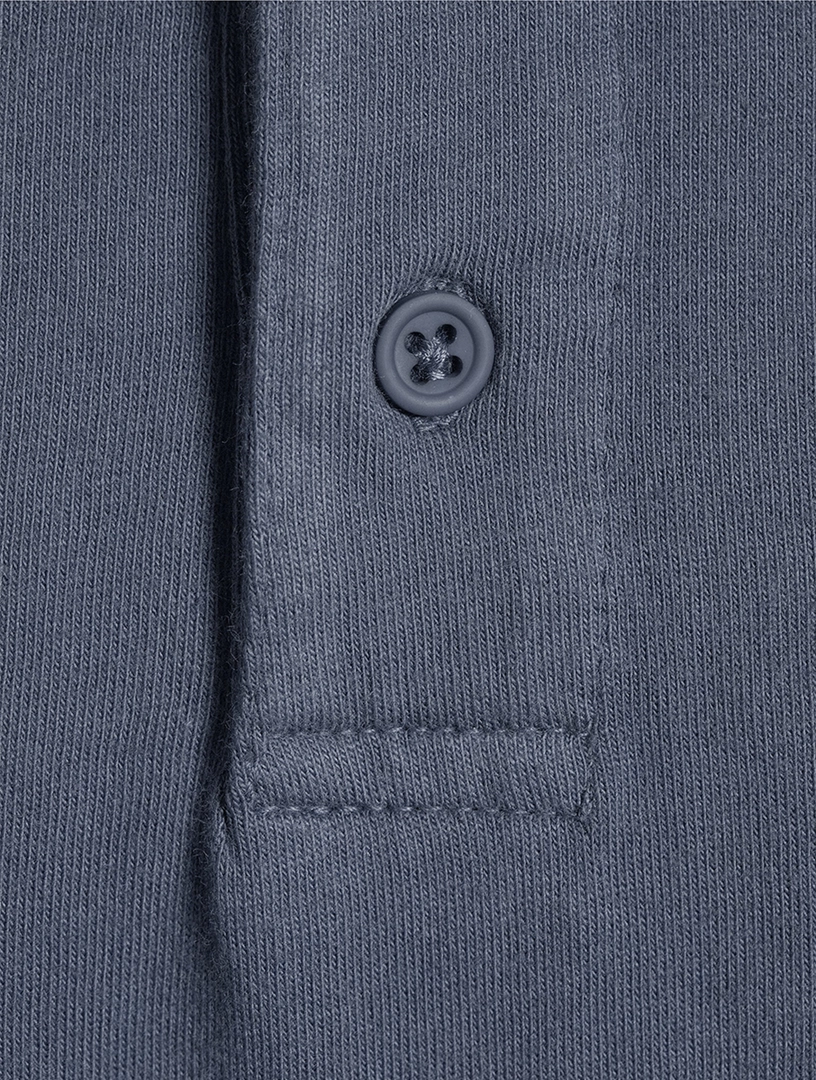 VINCE Garment-Dyed Polo Shirt