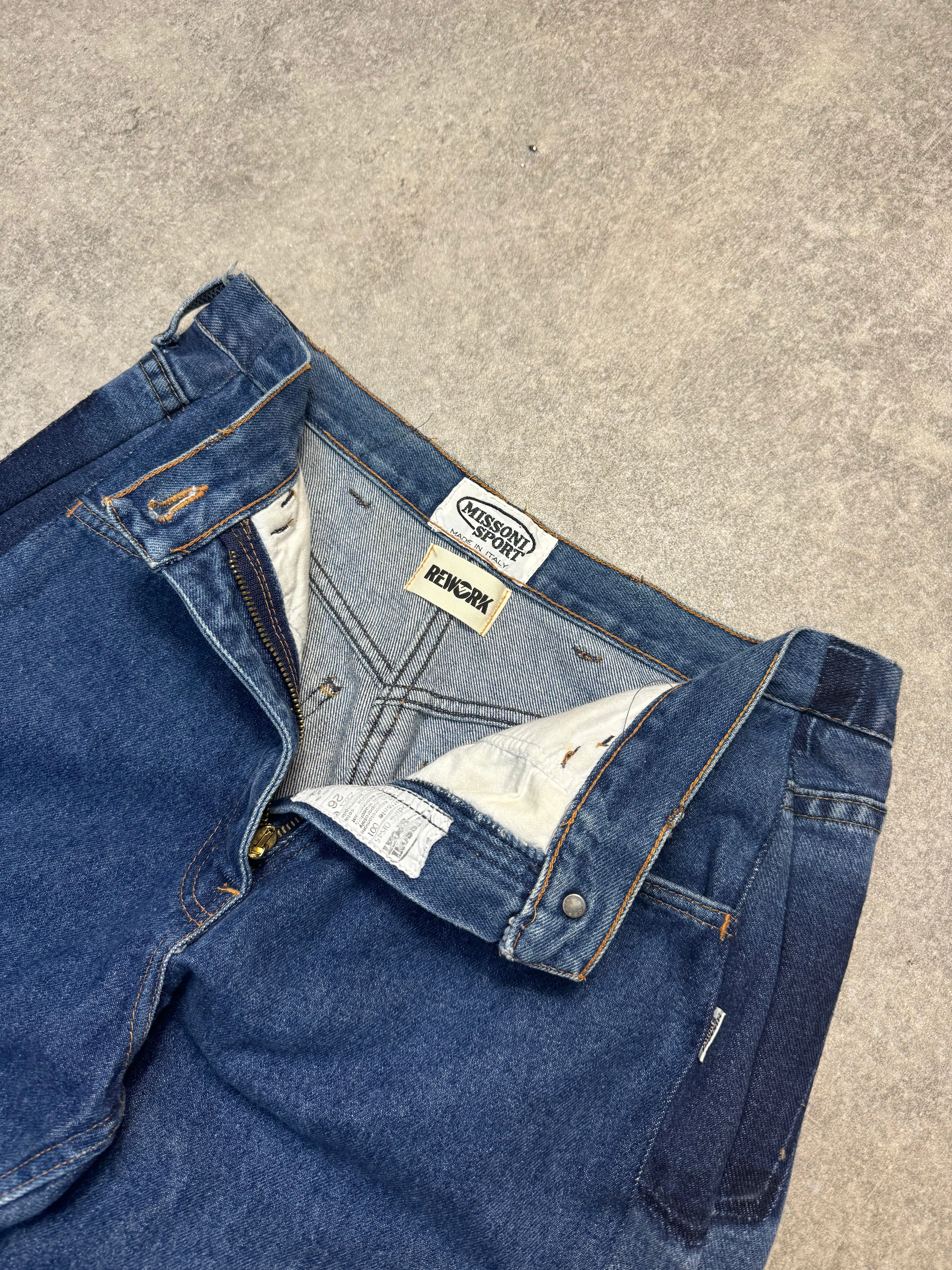 VT Rework: Missioni Sport Open Leg Reworked Baggy Jeans