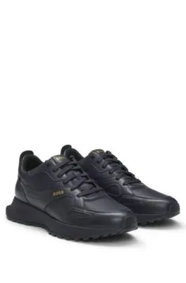 Waterproof GORE-TEX trainers in polished leather