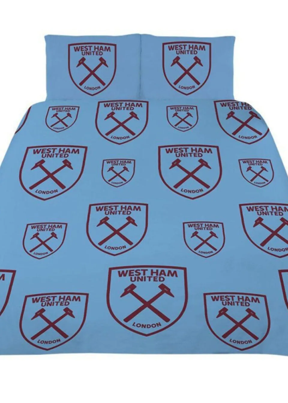 West Ham United FC Red Duvet Cover Set