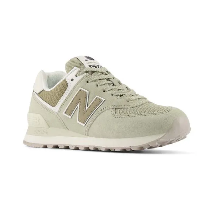 Womens New Balance 574 v2 in Olivine/Dark Stoneware/Turtledove