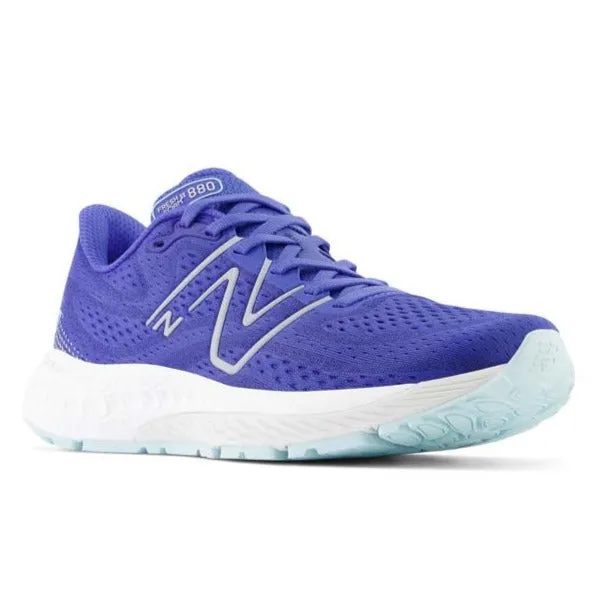 Womens New Balance Fresh Foam 880v13 in Marine Blue/Bright Cyan