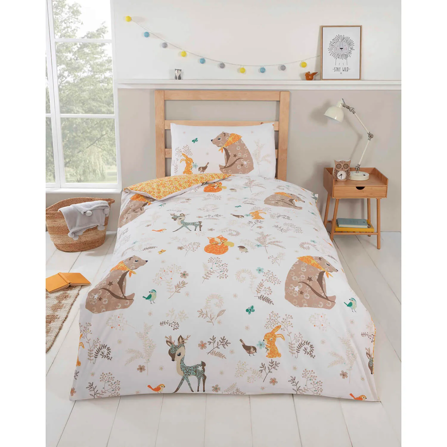 Woodland Friends Duvet Cover Set