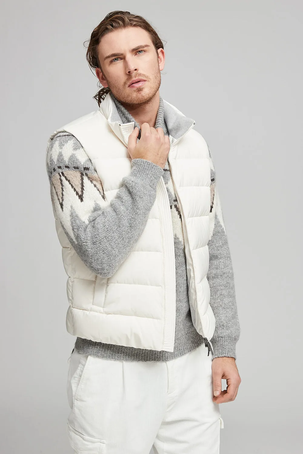 WR sleeveless goose down jacket